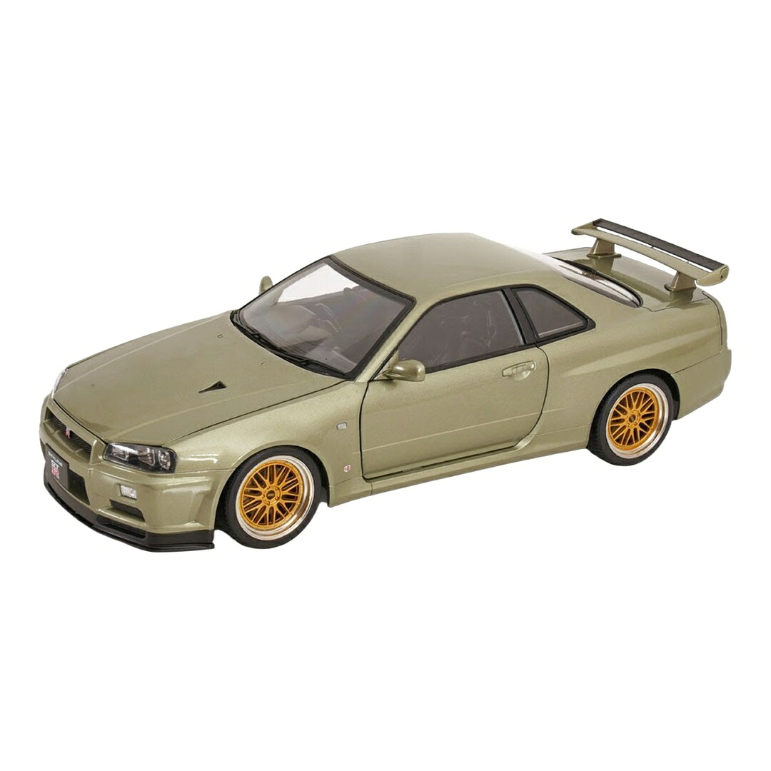 【予約】2026年発売予定 Nissan日産 Skylineスカイライン GT-R R34 V-SPEC NUR 2001 BBSホイール グリーンメタリック 限定生産 / KK-SCALE 1/12 ミニカー|ラストホビー