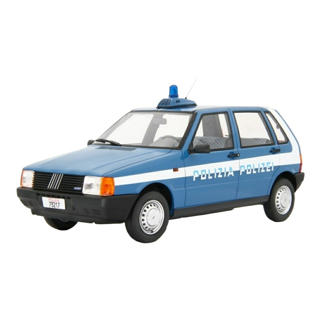 Fiatフィアット Unoウーノ 55S 1983 Polizia ポリスカー ブルー / LAUDO-RACING 1/18 ミニカー｜ラストホビー