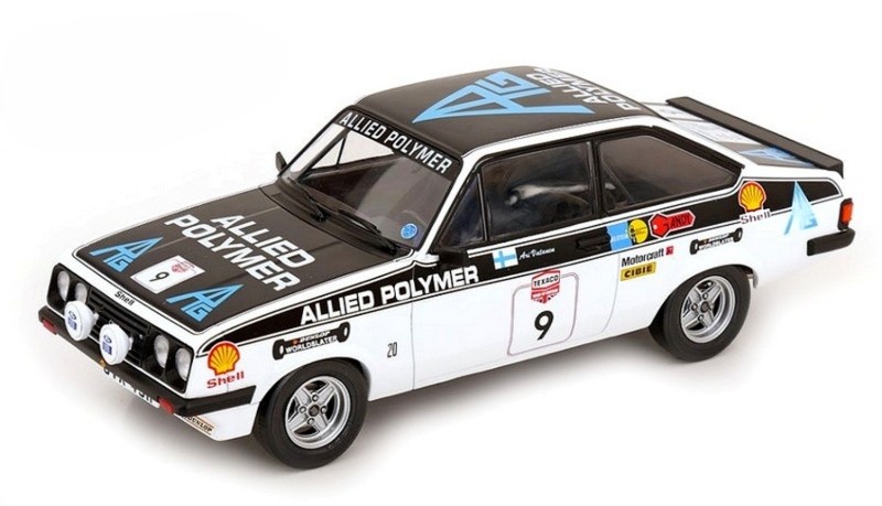 Fordジェラルド・r・フォード Capriカプリ Mk2 RS2000 #9 1977 ラリーブリテン Vatanen-Bryant 白いこと / MCG 1/18 ミニカー
