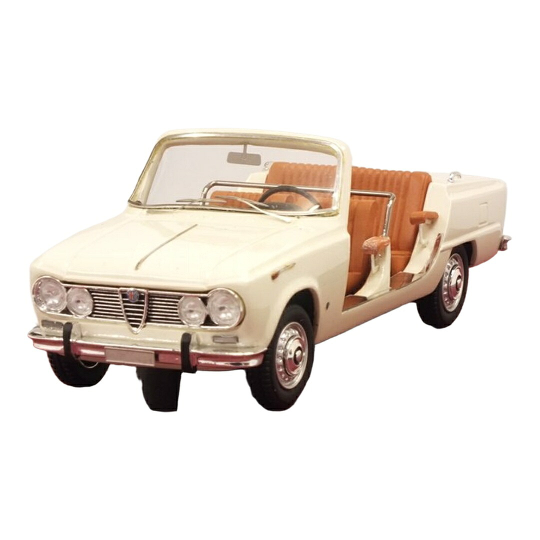 Alfa Romeoアルファロメオ Giuliaジュリア Torpedo Colli トルペード コッリ オープン 1965 ホワイト / MATRIX MODELS 1/43 ミ｜ラストホビー