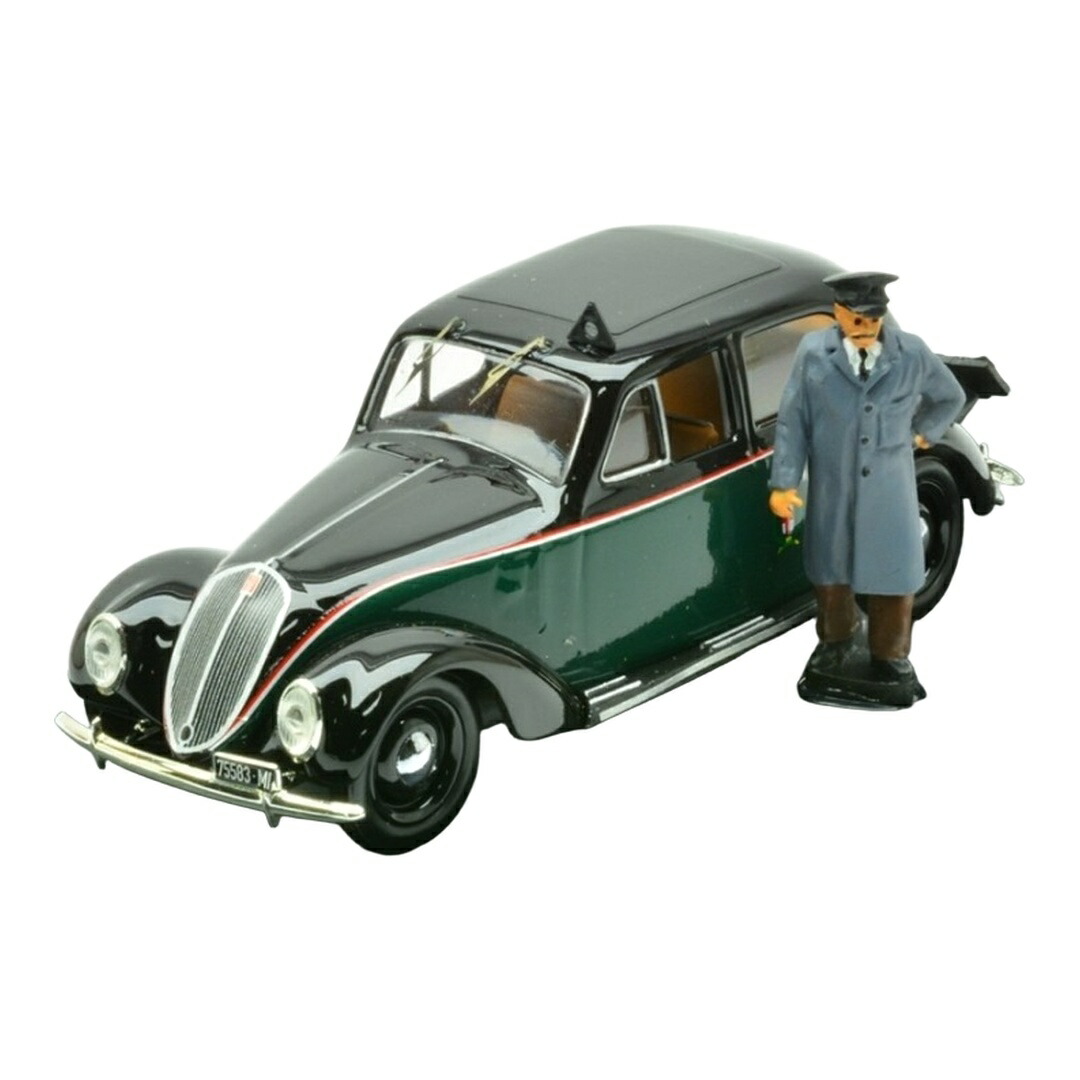 Fiat軍配 1500 6C 辻自動車 永遠の都 1949 黒いこと/緑であること 辻自動車１番ウッド図形付き添い人 / RIO 1/43 ミニカー