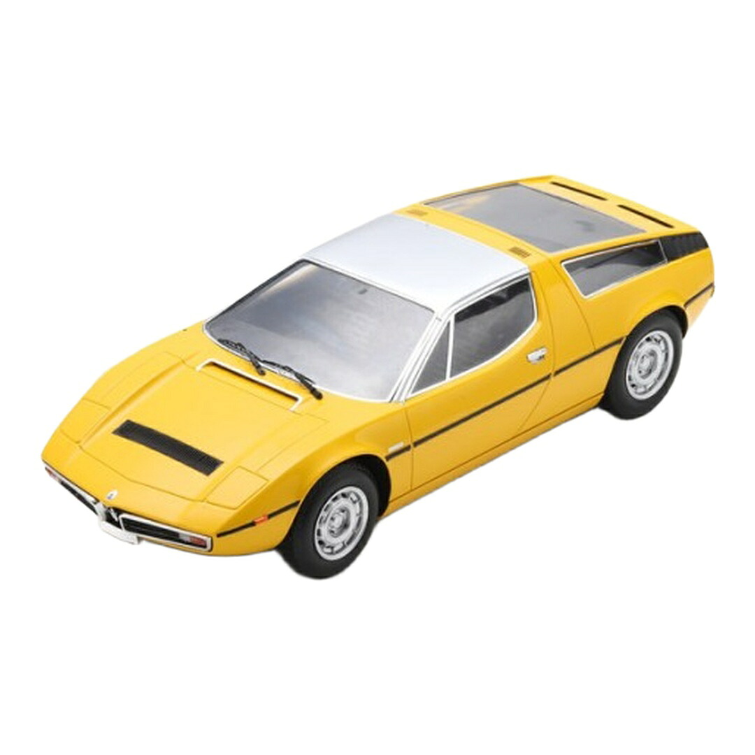 Maseratiマセラティ Bora 1971 黄色 / Schuco 1/18 ミニカー