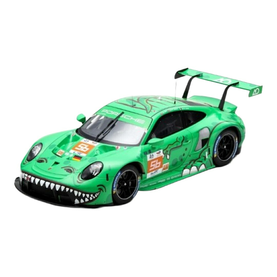 Porscheポルシェ 911 RSR 19 #56 Project 1 AO ルマン24第四次元 2023 緑であること / Spark 1/12 ミニカー