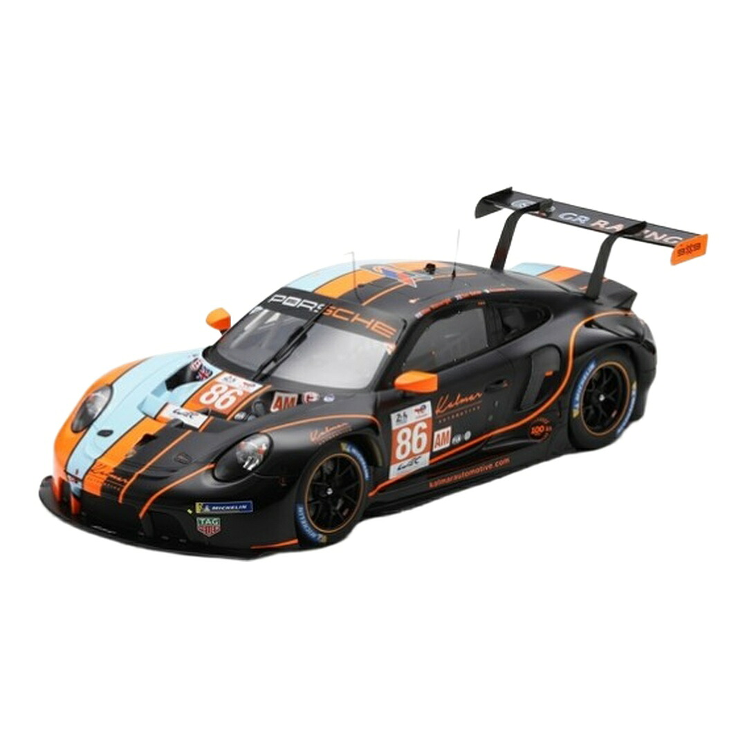 Porscheポルシェ 911 RSR-19 #86 GR RACING ルマン24第四次元 2023 Wainwright Barker Pera / Spark 1/12 ミニカー