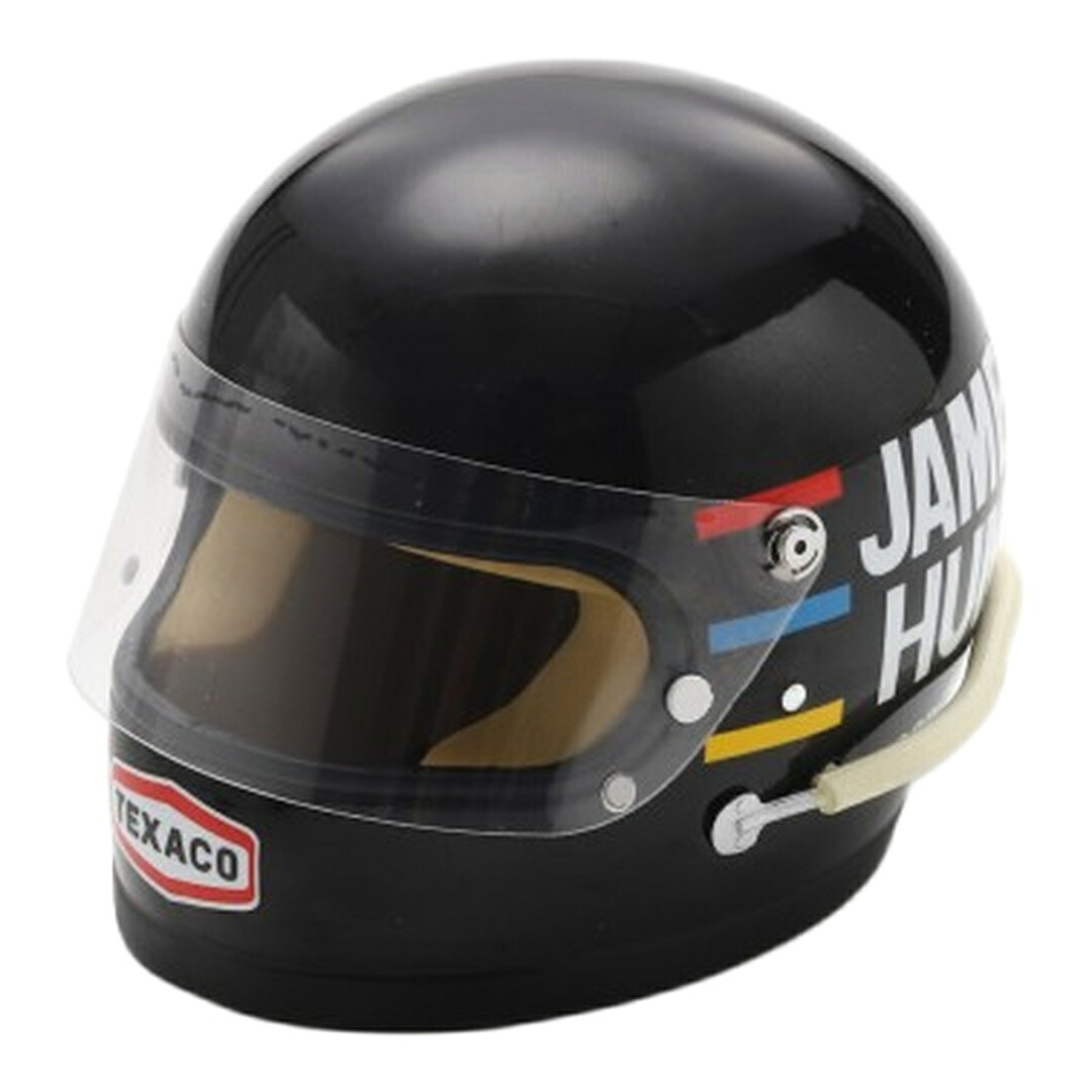 James Hunt ジェームス・狩猟 1976 安全帽 黒いこと / Spark 1/5 ミニカー