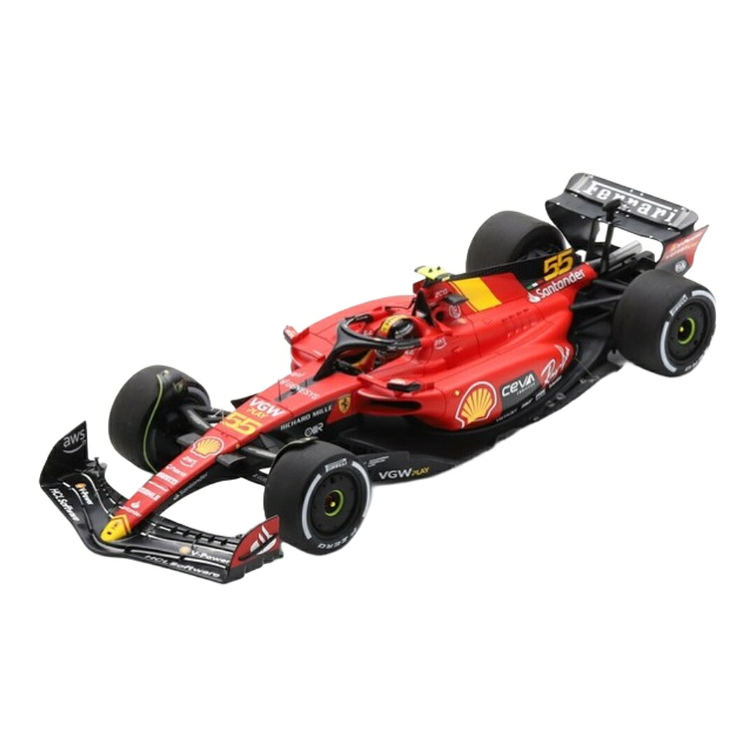 Ferrariフェラーリ Scuderia 空想科学小説23 #55 3位 モンツァGP 2023 Sainz / Spark 1/18 ミニカー