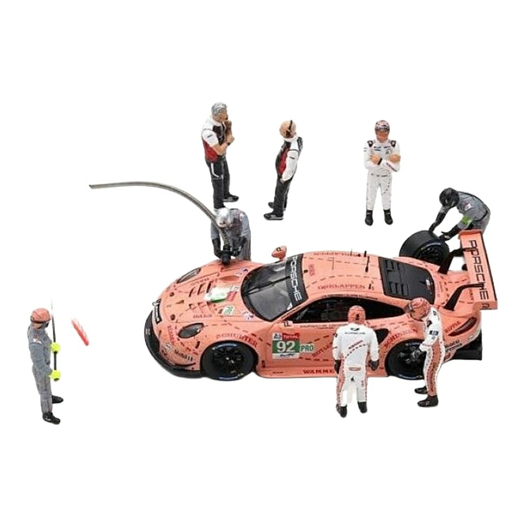 Porscheポルシェ 911 RSR 24第四次元ルマン 2018 サクラ色 #92 図形仕掛ける / SPARK MODEL 1/43 ミニカー