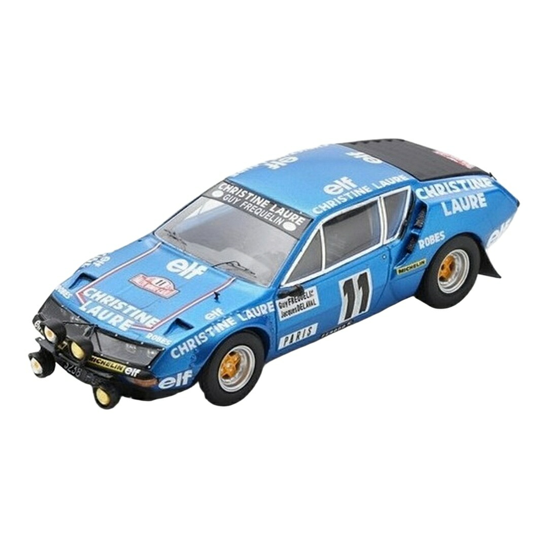 Alpineアルピーヌ A310 #11 1977 ラリーモンテカルロ Frequelin Delaval 青色 / SPARK MODEL 1/43 ミニカー