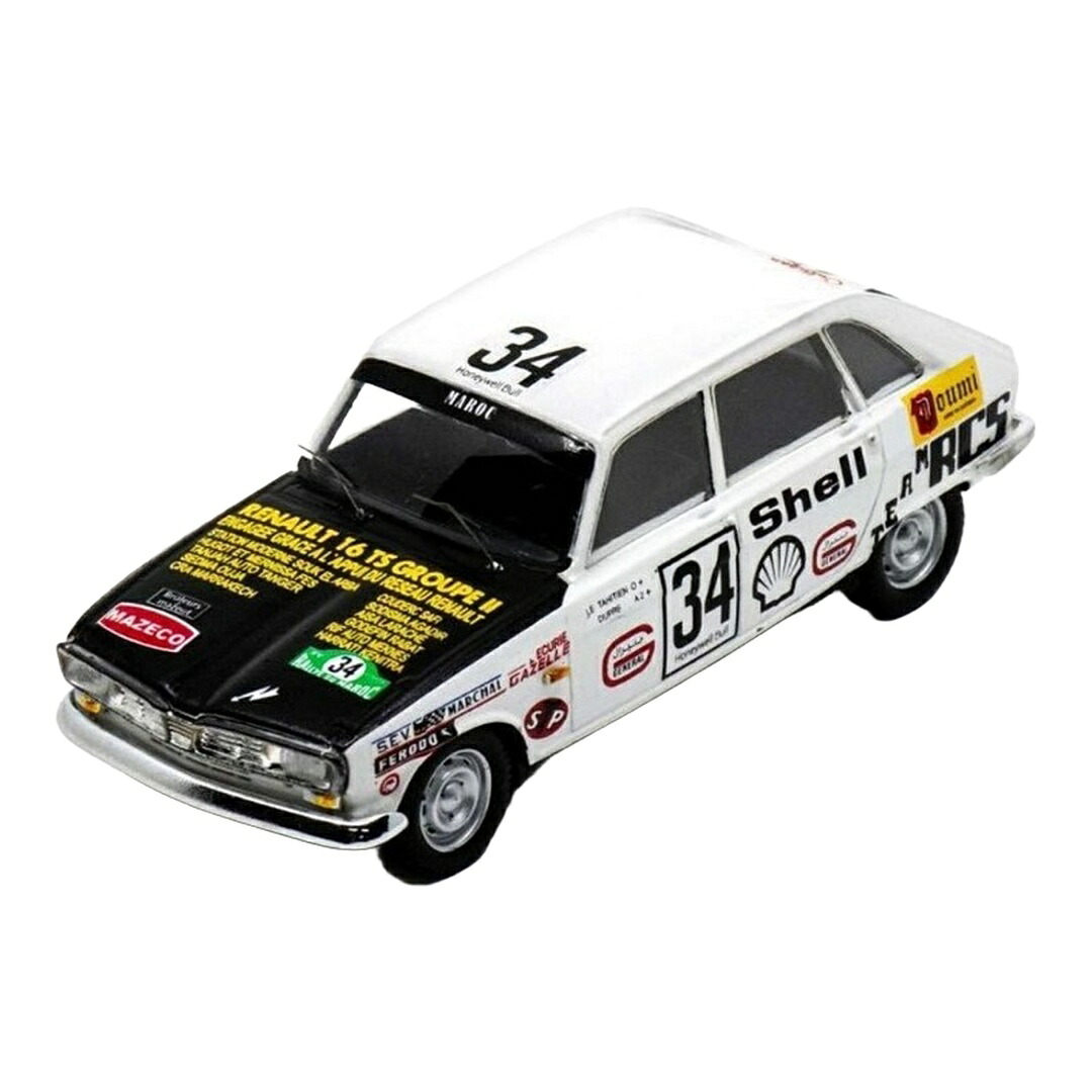 Renaultルノー 16 TS #34 1972年 ラリーモロッコ王国 Le Tahitien Dupre 白いこと / SPARK MODEL 1/43 ミニカー