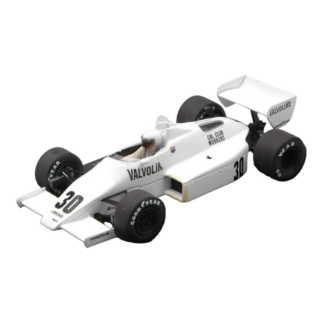 Arrowsアローズ A6 #30 1983 ロング砂浜GP アランジョーンズ 白いこと / SPARK MODEL 1/43 ミニカー