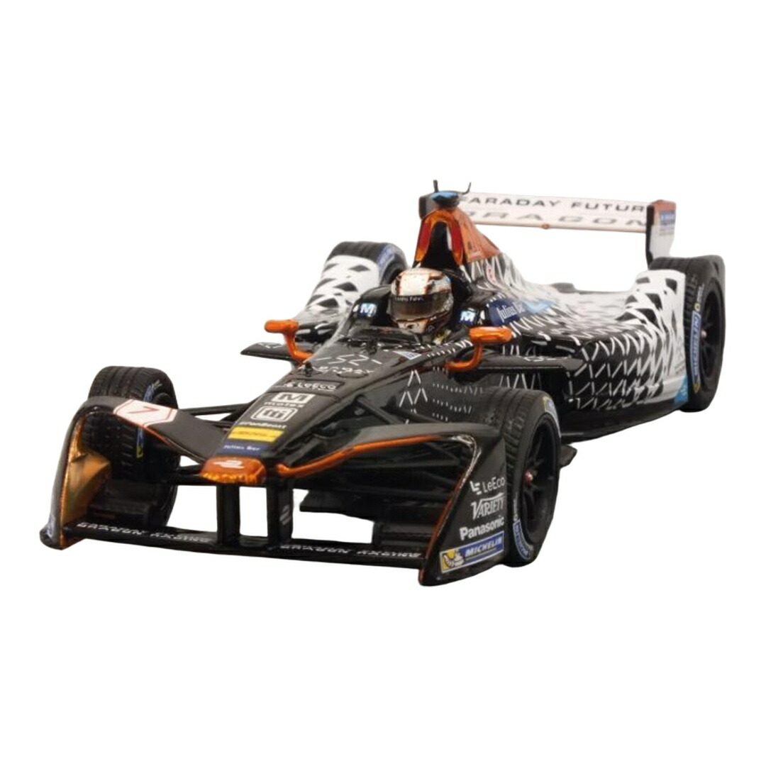 Faraday Future ファラデーフューチャー #7 香港範式E 2016-17 Jerome dAmbrosio 黒いこと/白いこと/オレンジ色 / SPARK MO