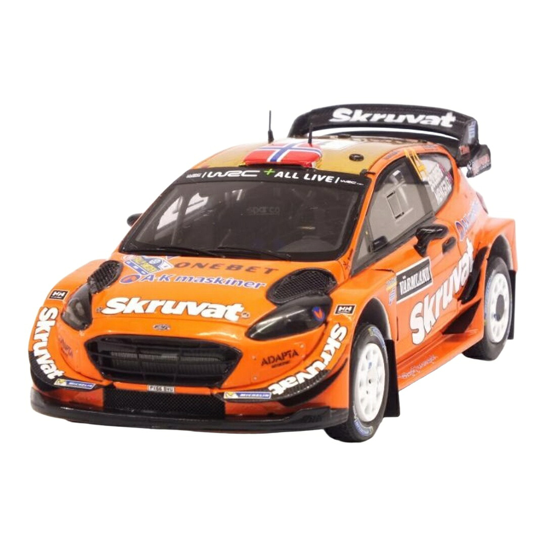 Fordジェラルド・r・フォード Fiestaフィエスタ WRC #14 ラリースウェーデン王国 2018 Solberg/Menkerud オレンジ色 / SPARK MODEL 1/43 ミニカー