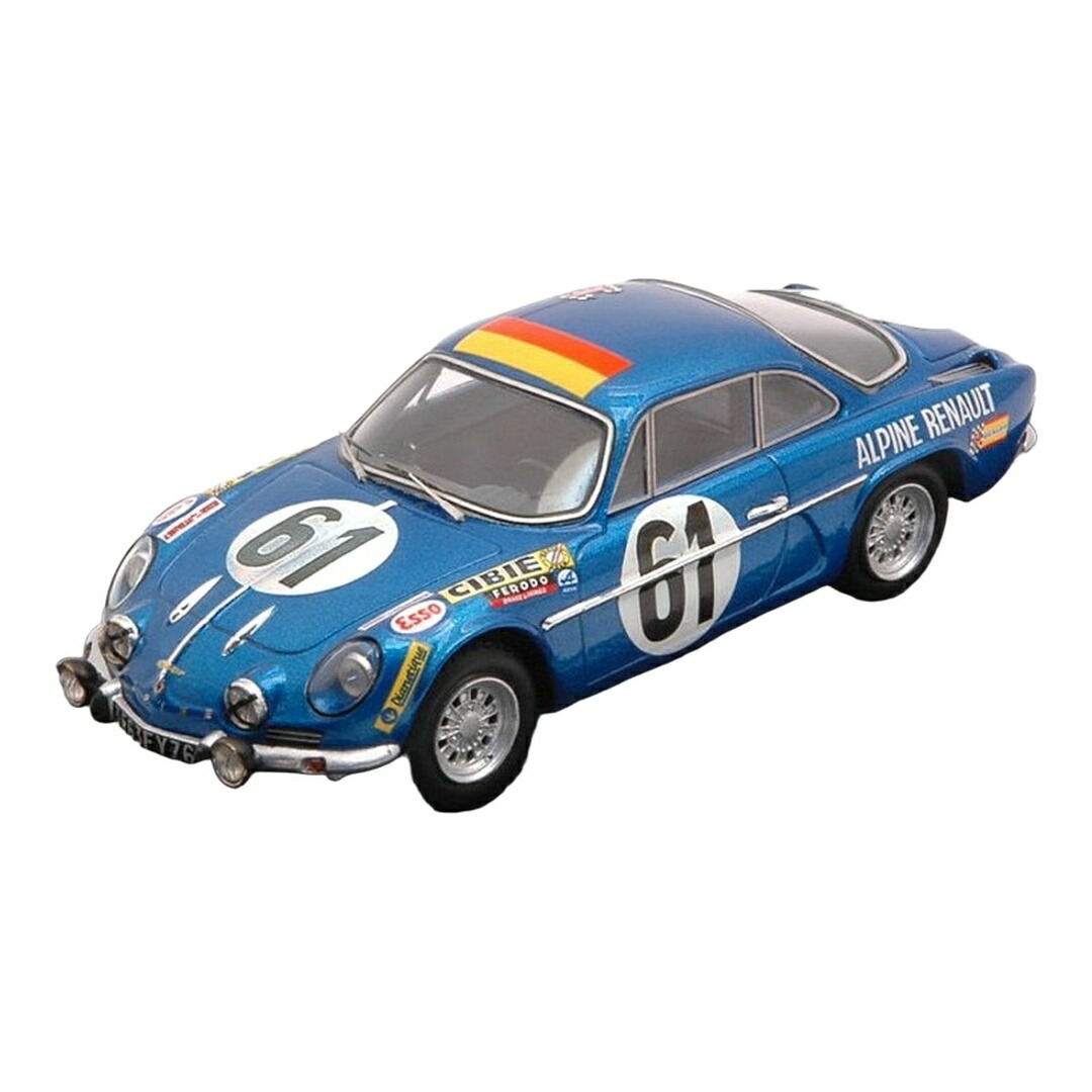 Alpineアルピーヌ A110 Renaultルノー 1968 青色 #61 24第四次元ルマン / SPARK MODEL 1/43 ミニカー
