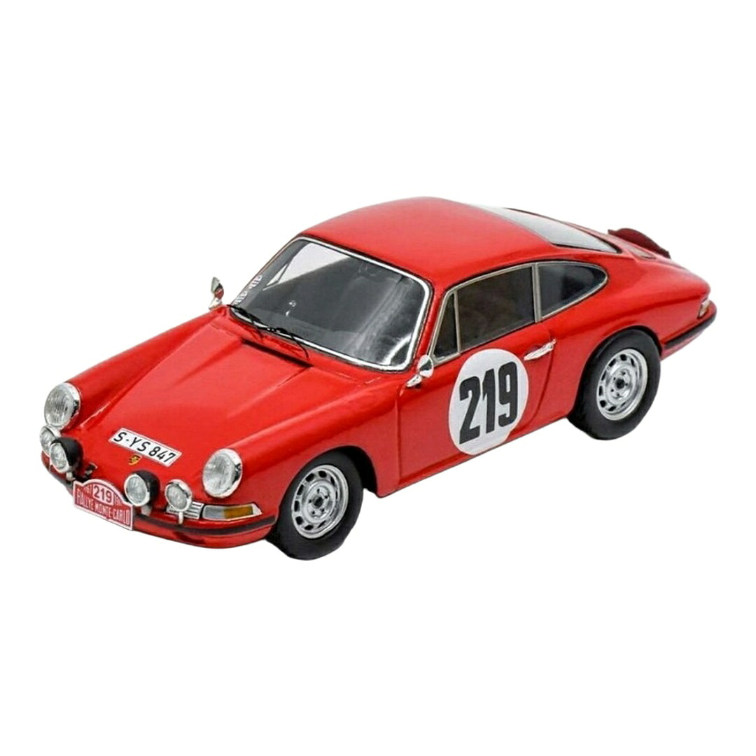 Porscheポルシェ 911S 2.0 #219 1967 ラリーモンテカルロ レッド / SPARK MODEL 1/43 ミニカー|ラストホビー
