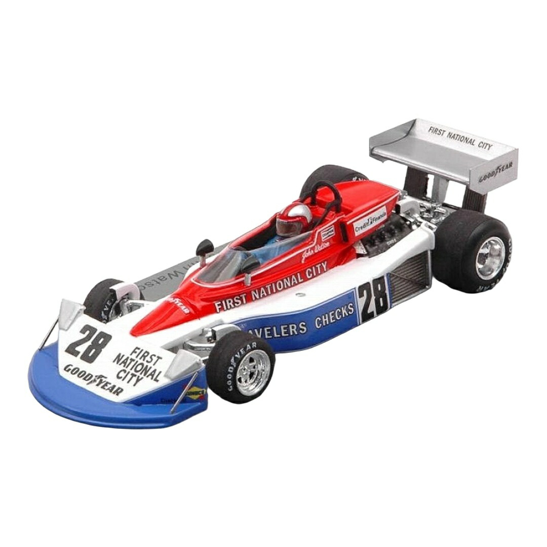Penskeペンズ パソコン3 #28 1976 ベルギーGP ジョン・ワトソン 赤いこと/白いこと/青色 / SPARK MODEL 1/43 ミニカー