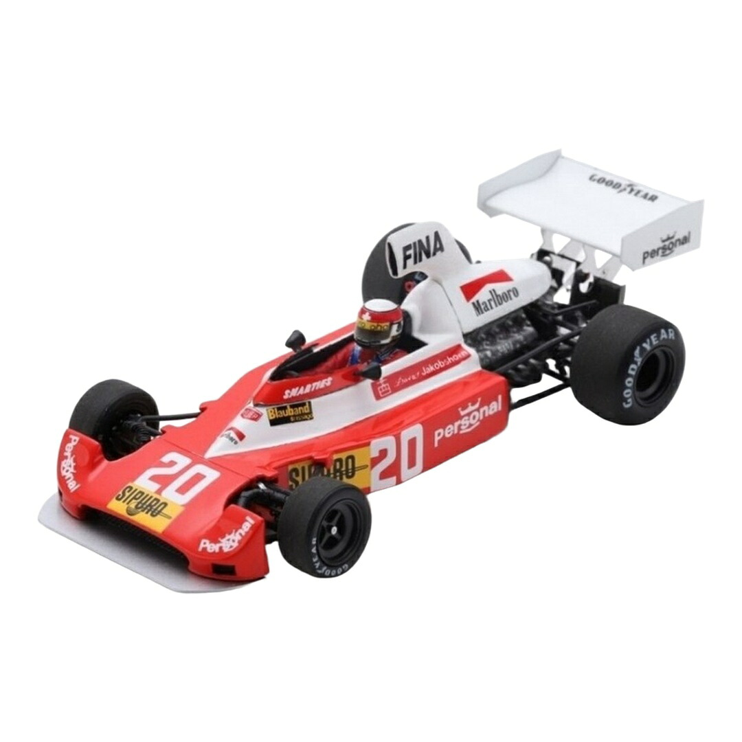 Williamsウィリアムズ FW 1975 オーストリアGP #20 Jo Vonlanthen 赤いこと/白いこと / SPARK MODEL 1/43 ミニカー