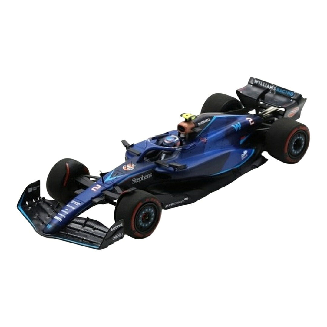 Williamsウィリアムズ FW45 #2 2023 バーレーンGP ローガン・サージェント 青色 / SPARK MODEL 1/43 ミニカー