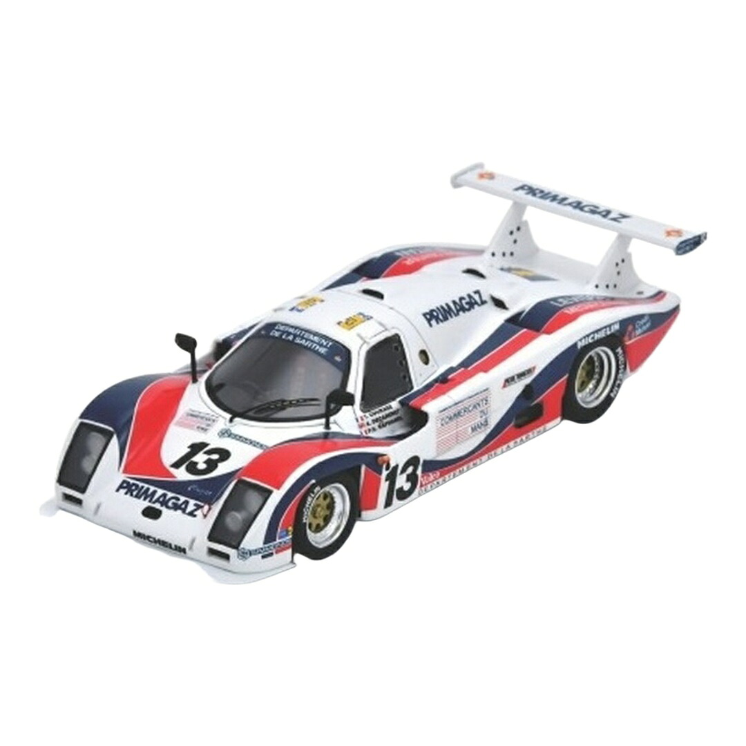 Cougarクーガー C12 1986 #13 24第四次元ルマン Courage-De Cadenet-Raphanel / SPARK MODEL 1/43 ミニカー