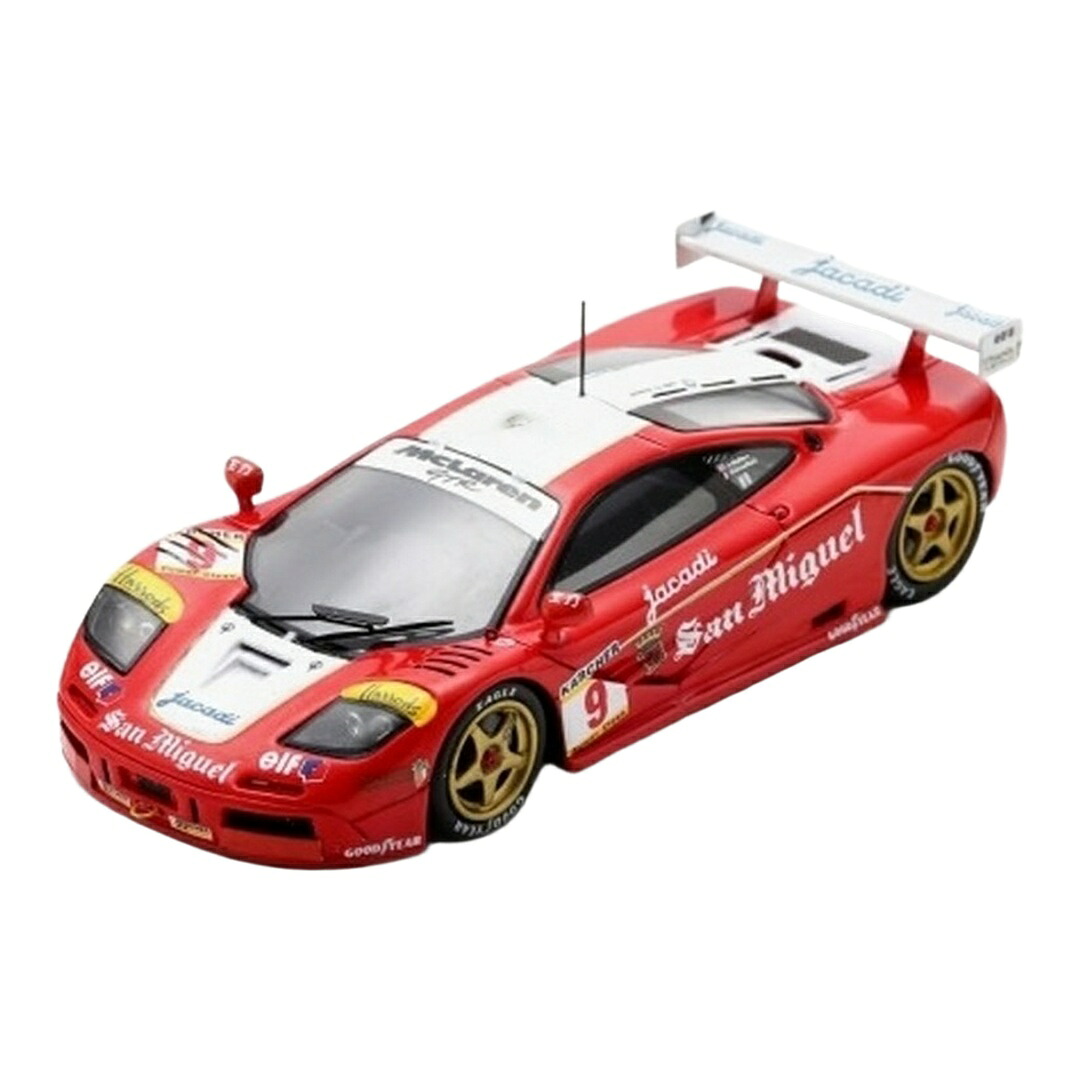 McLarenマクラーレン F1 GTR #9 1994 珠海BPR Wallace Grouillard レッド / SPARK MODEL 1/43 ミニカー|ラストホビー