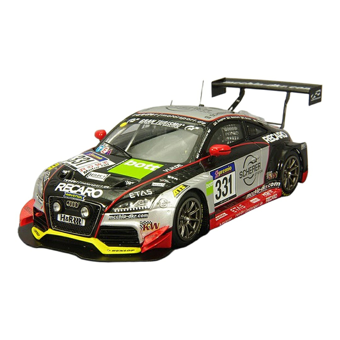 Audiアウディ TT RS 2.0 2013 VLN #331 Deegener Wohlfarth Breuer Schmidt / Spark 1/43 ミニカー