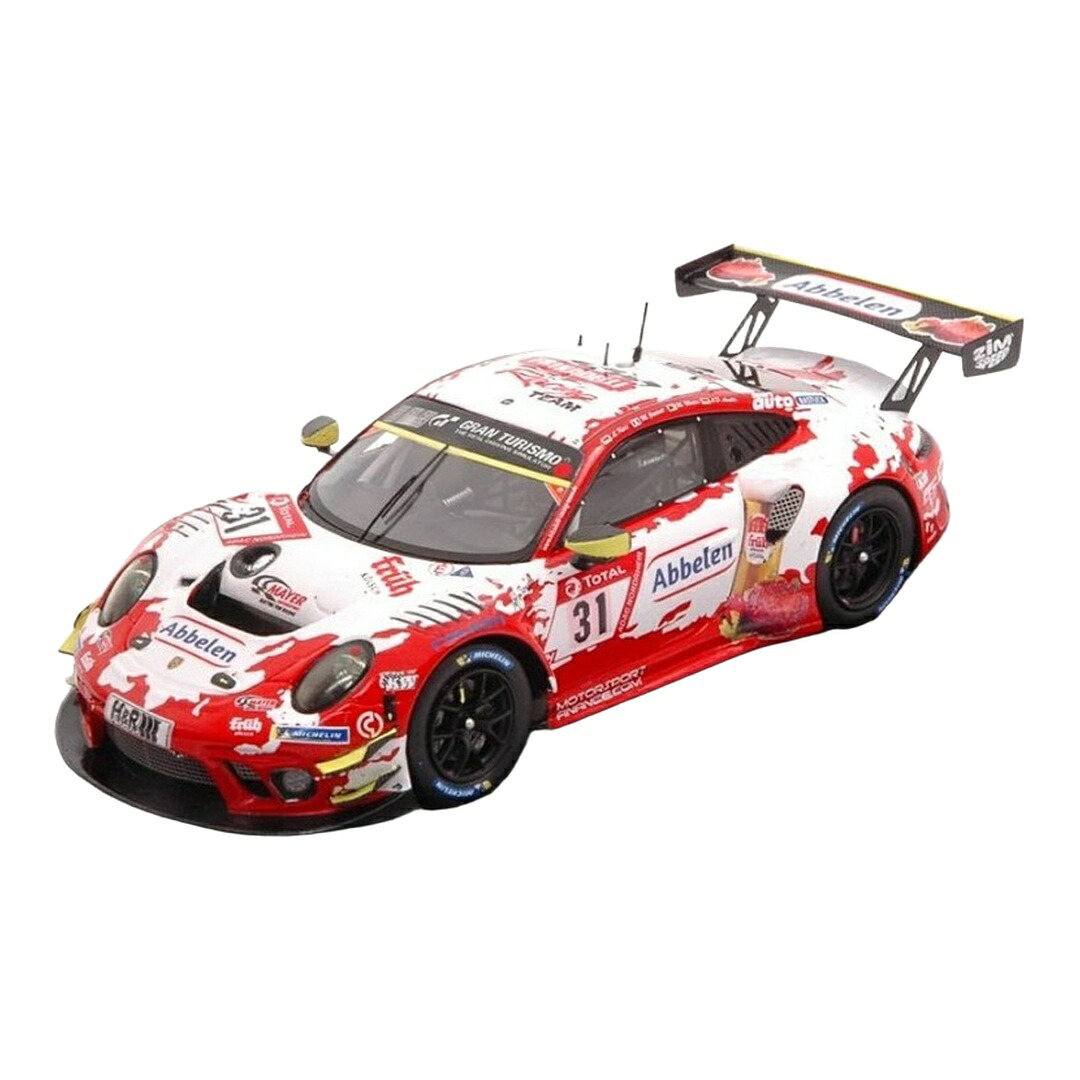 Porscheポルシェ 911 GT3-R #31 ニュルブルクリンク 2020 赤いこと白いこと / SPARK MODEL 1/43 ミニカー