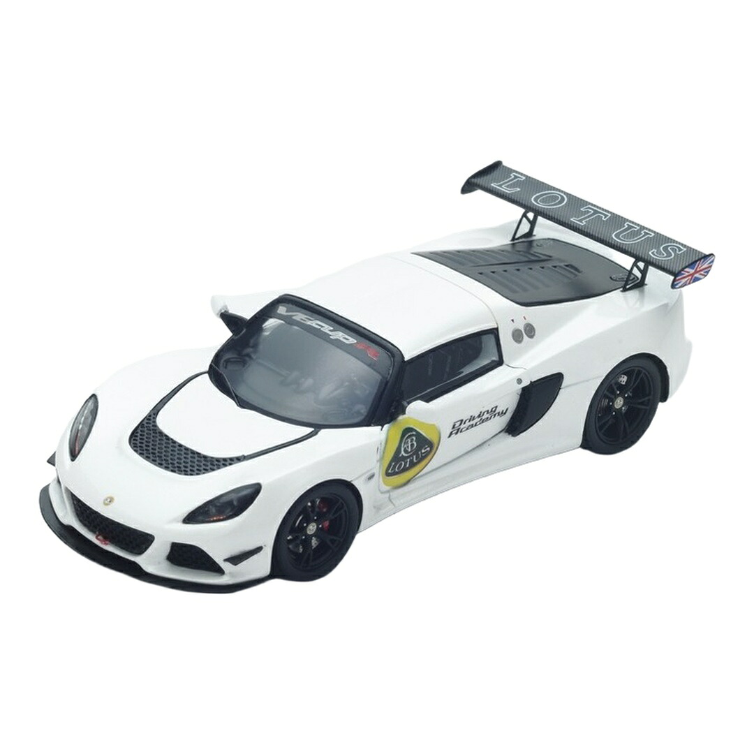 Lotus芙蓉 Exige V6 Cup R 白いこと / Spark 1/43 ミニカー