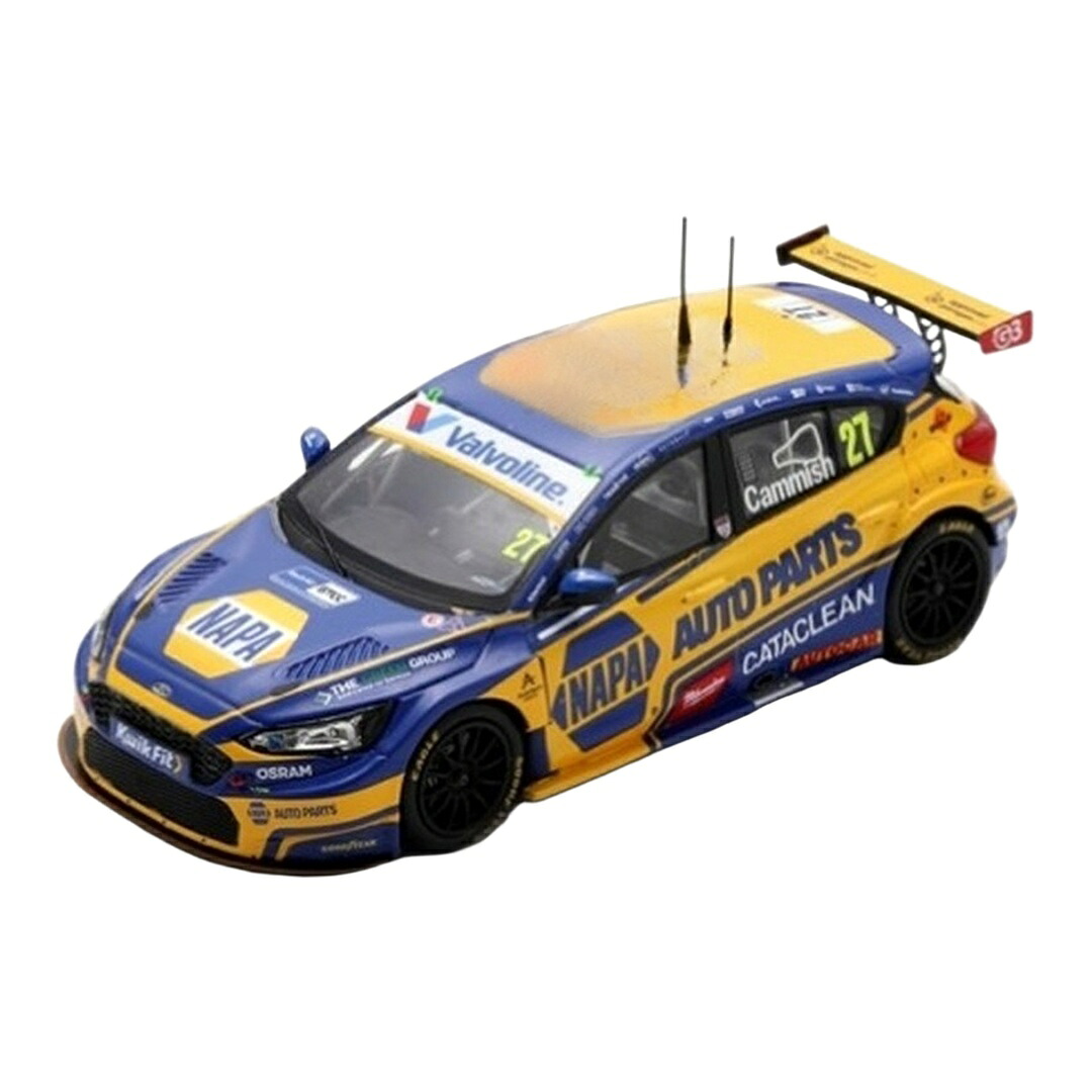 Fordフォード Focusフォーカス NAPA #27 Winner Race1 Snetterton 2025 Dan Cammish ブルー/イエロー / SPARK MOD｜ラストホビー