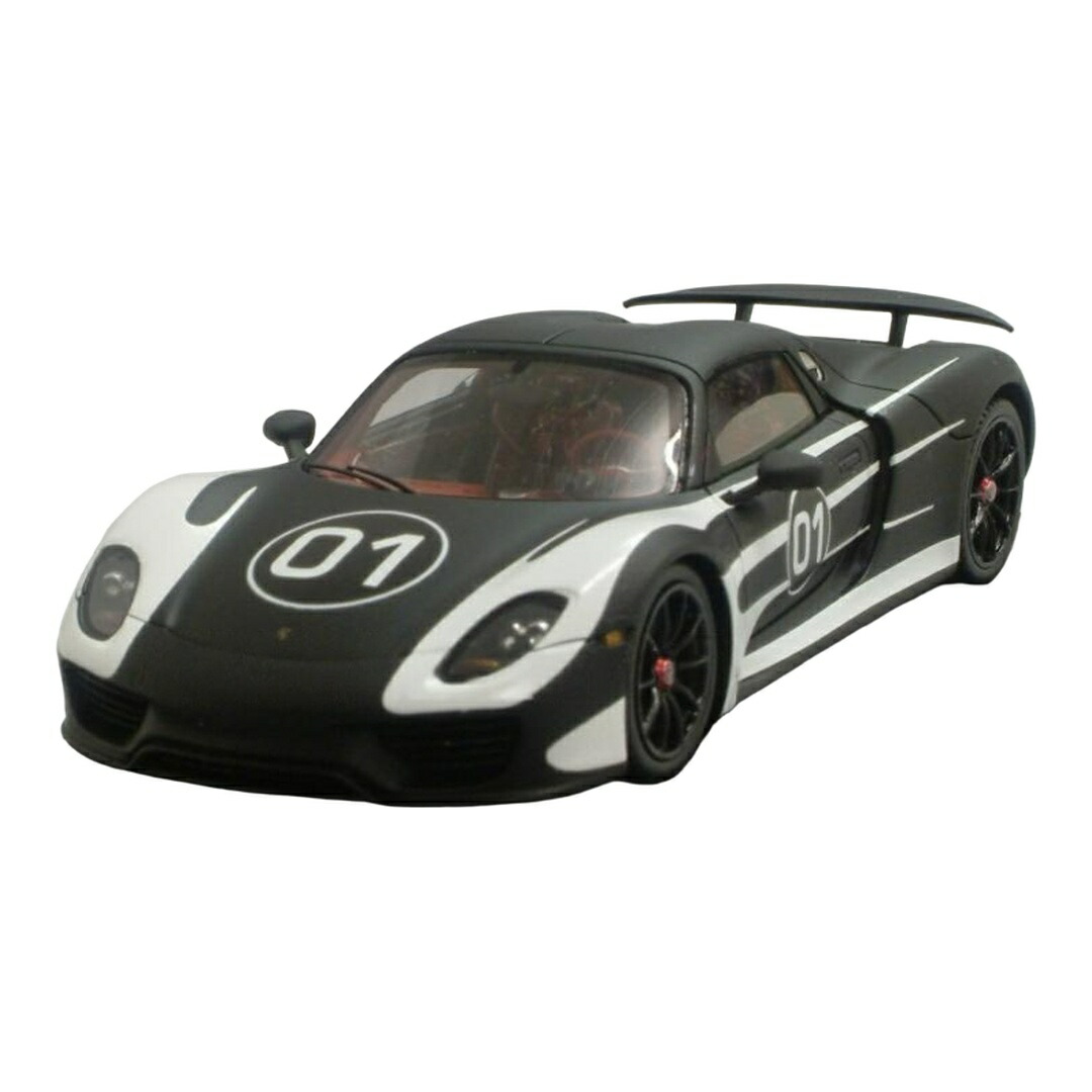 Porscheポルシェ 918 Spyder細蟹 基本形 黒いこと/白いこと #01 / SPARK MODEL 1/43 ミニカー
