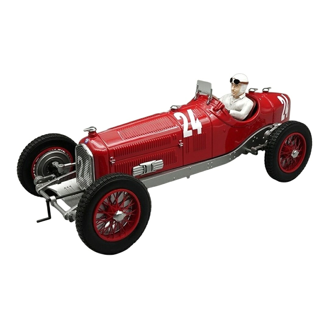 Alfa Romeoアルファロメオ P3 Tipo B 1932 赤いこと #24 GP Italy Tazio Nuvolari １番ウッド図形付 / TECNOMODEL