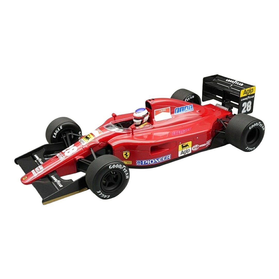 Ferrariフェラーリ 641 F1 #28 1991 ベルギーGP ジャン・アレジ ドライバーフィギュア付 レッド / TECNOMODEL 1/18 ミニカー｜ラストホビー