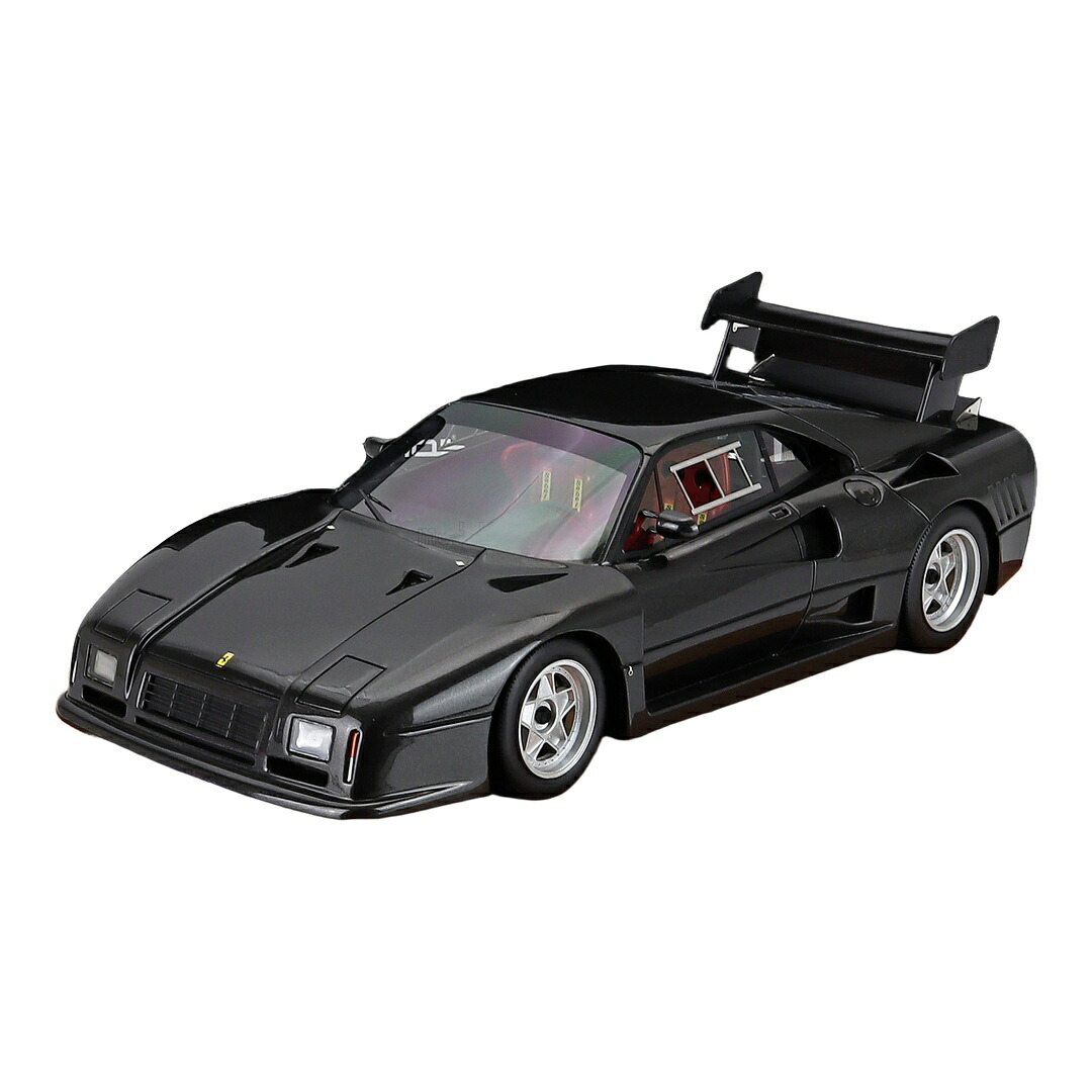 Ferrariフェラーリ 288 GTO Evoluzione 1985 ブラックメタリック シルバーホイール 20台限定 / Tecno 1/18 ミニカー|ラストホビー