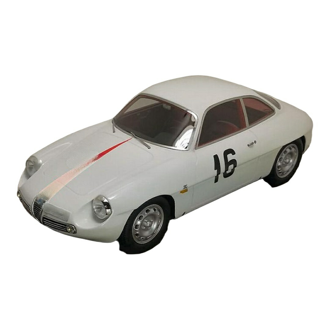 Alfa Romeoアルファロメオ Giuliettaジュリエッタ SZ #16 Coppa Fisa Monza 1960 白いこと / TECNOMODEL 1/18 ミニカー
