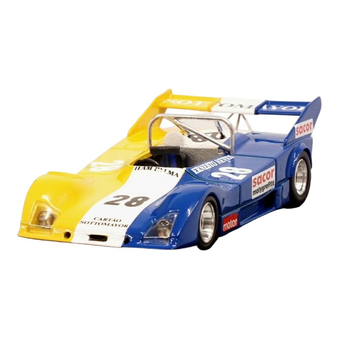 GRD 73S 1973 黄色/白いこと/青色 #28 ヴィラレアル Ernesto Neves / TROFEU 1/43 ミニカー