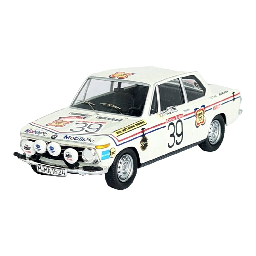BMW 2002 TI #39 1973 アルペンファールト ストロッペ スモレイ ホワイト / TROFEU 1/43 ミニカー｜ラストホビー