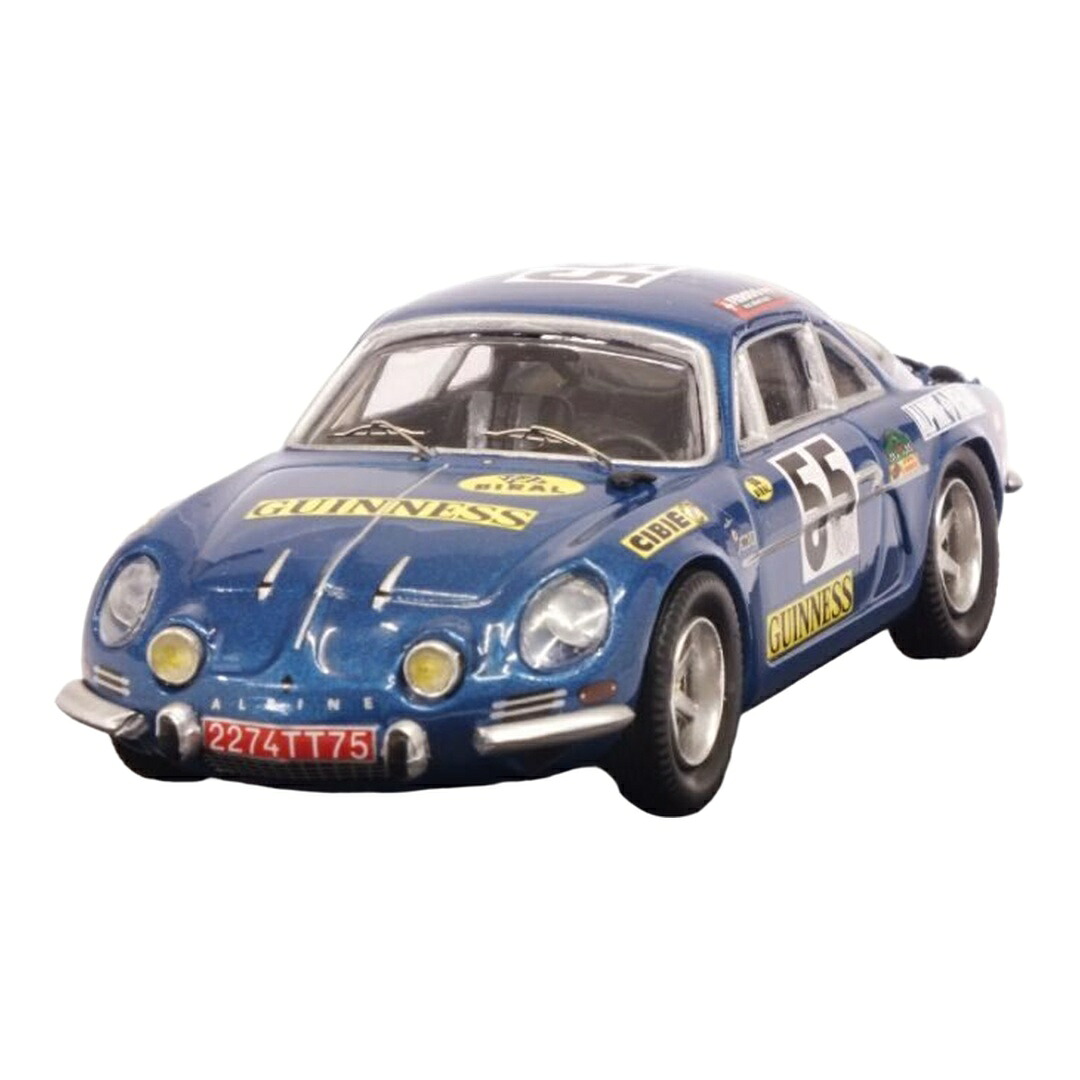 Alpineアルピーヌ A110 Renaultルノー 1970 1000粁スパ #55 J-M Jacquemin Palayer 青色 / TROFEU 1/43 ミニカー