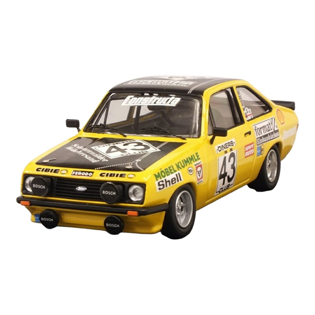 Fordジェラルド・r・フォード Escort附き添い Mk2 RS2000 1980 黄色 #43 スパ / TROFEU 1/43 ミニカー