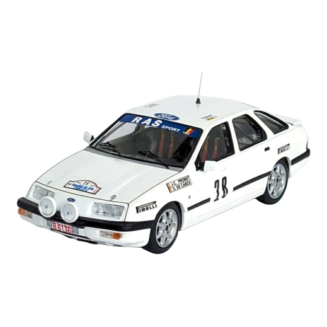 Fordフォード Sierraシエラ Xr 4x4 1986 #28 Boucles De Spa優勝車 ホワイト / TROFEU 1/43 ミニカー|ラストホビー