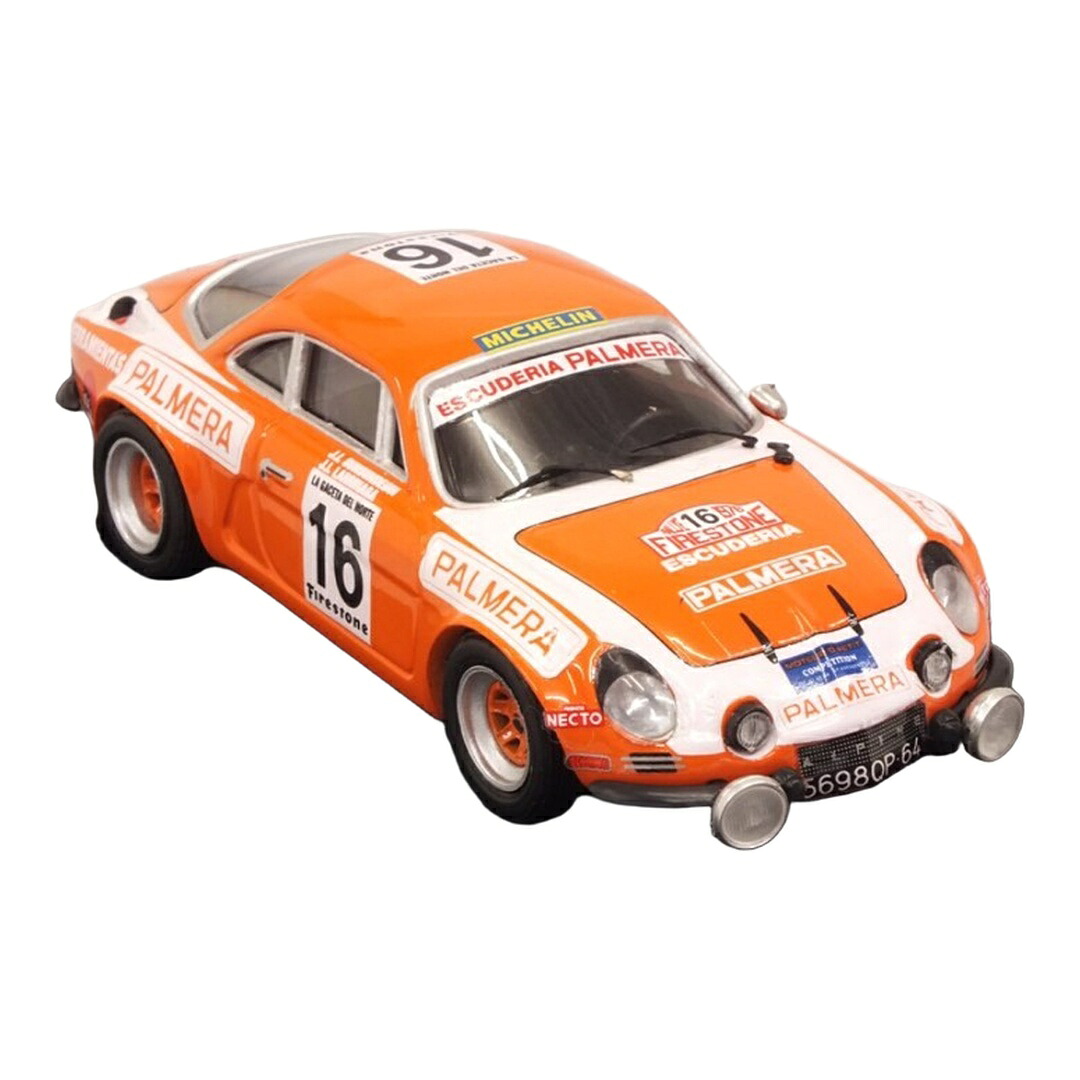Alpineアルピーヌ A110 Renaultルノー 1976 #16 ラリー Firestone ファイアストン Sunsundegui Larrinaga / TROFEU