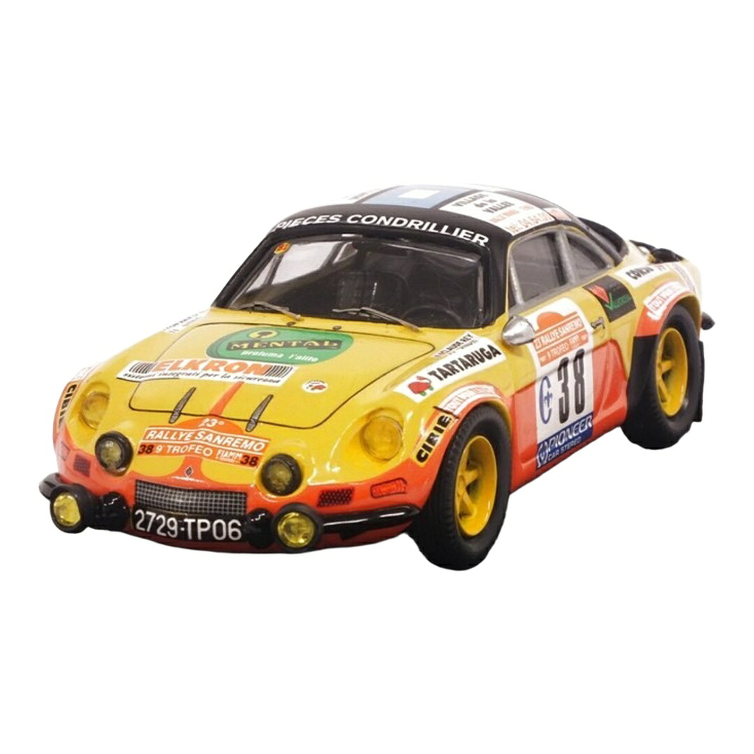 Alpineアルパイン A110 Renaultルノー #38 ラリーサンレモ 1981 イエロー / TROFEU 1/43 ミニカー｜ラストホビー