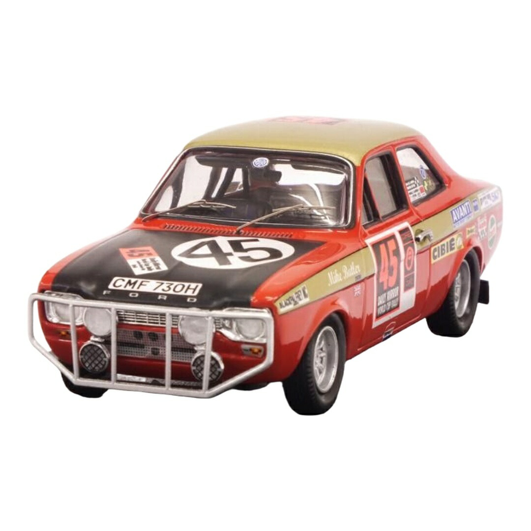 Fordジェラルド・r・フォード Escort附き添い Mk1 1300 GT #45 1970 英国の首都メキシコ合衆国ラリー Harris Butler 赤いこと / TROFEU 1/43 ミニカー