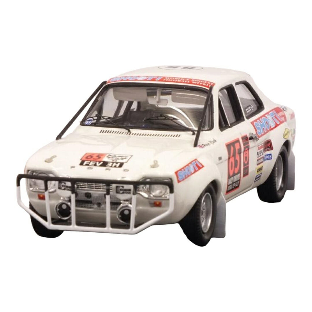 Fordジェラルド・r・フォード Escort附き添い Mk1 #65 1970 ラリー英国の首都メキシコ合衆国 Clark Poole 白いこと / TROFEU 1/43 ミニカー