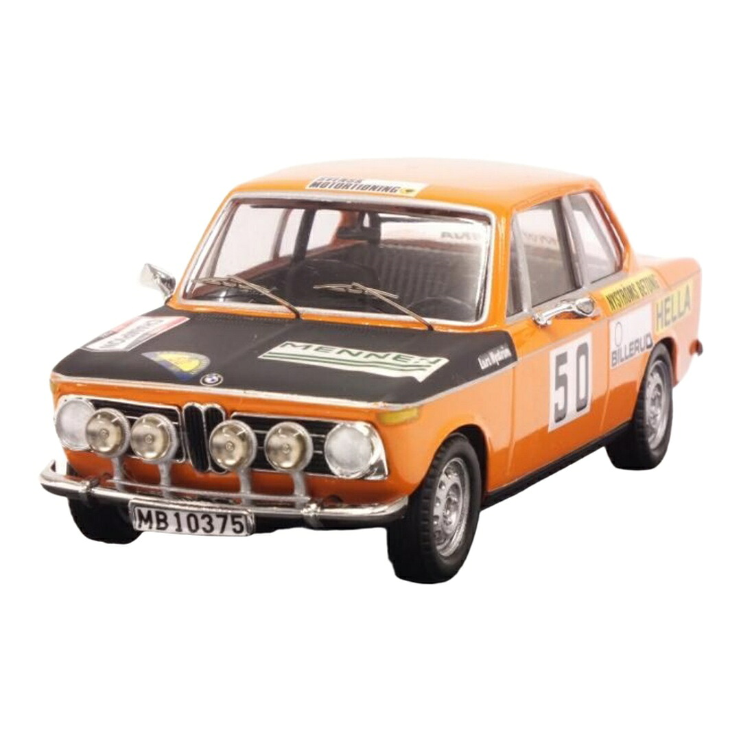 BMW 2002 TI #50 ラリースウェーデン王国 1971 Nystrom オレンジ色 / TROFEU 1/43 ミニカー
