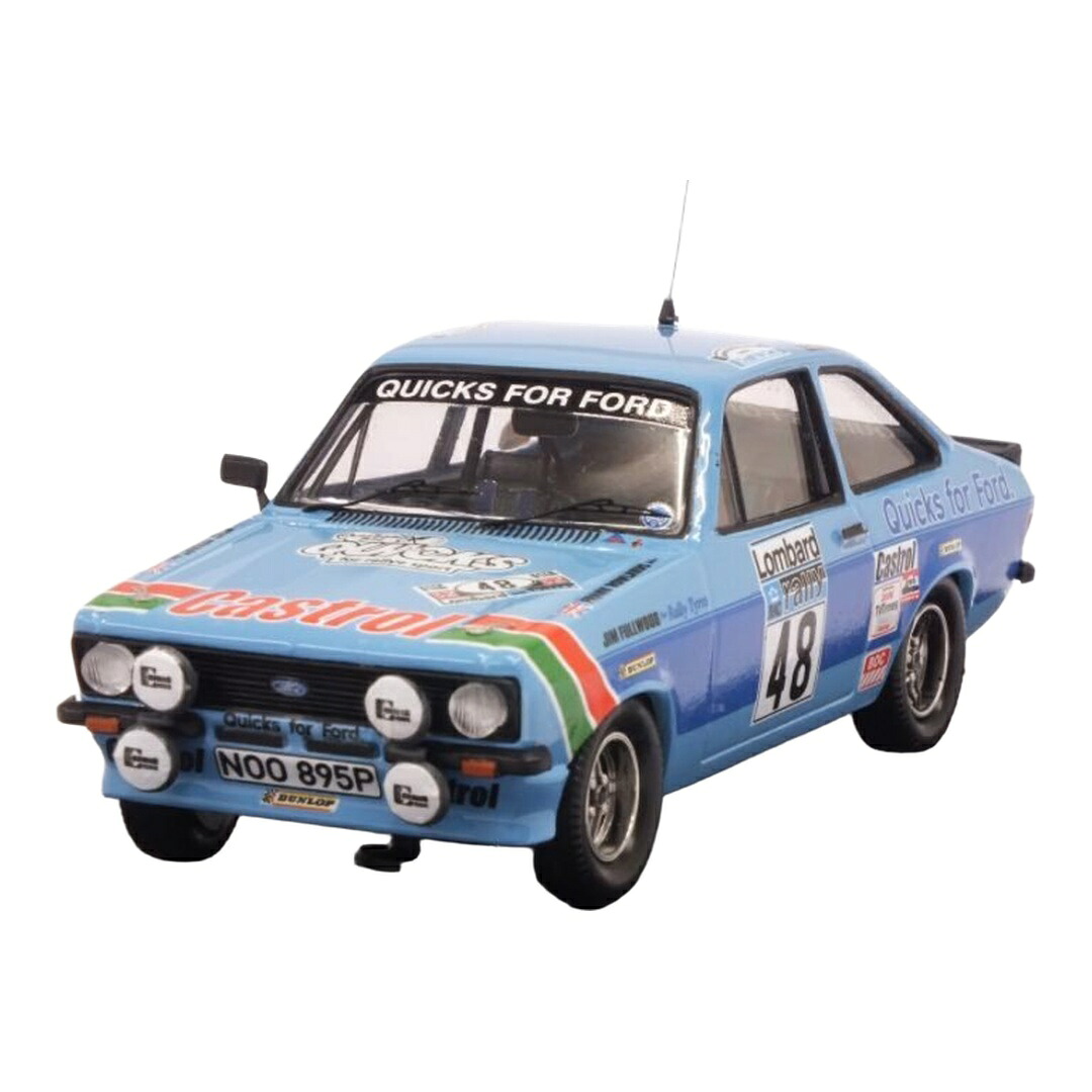 Fordジェラルド・r・フォード Escort附き添い Mk2 1980 RACラリー #48 点火装置青色 / TROFEU 1/43 ミニカー