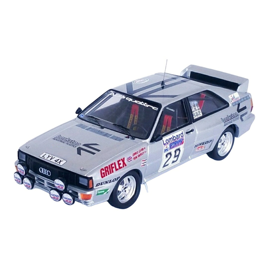 Audiアウディ Quattro クワトロ #29 RACラリー 1984 Lord Varley シルバー / TROFEU 1/43 ミニカー｜ラストホビー