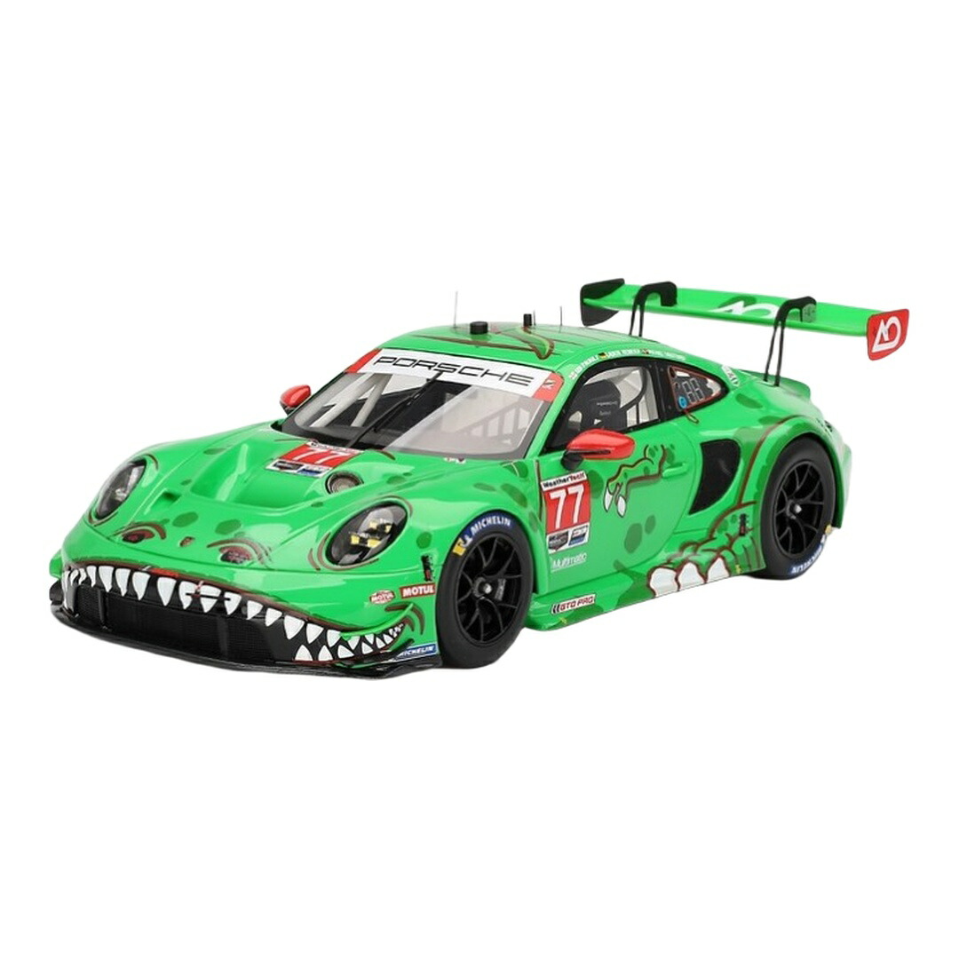 Porscheポルシェ 911 GT3 R #77 AO Racing GTD Pro IMSA デイトナ24第四次元 2024 / Top Speed 1/18 ミニカー