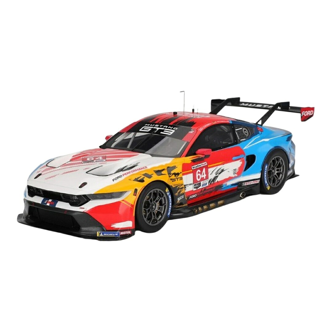 Fordジェラルド・r・フォード Mustang GT3 #64 Ford Multimatic Motorsports IMSA ラグナセカ 2024 Rockenfeller Tincknel