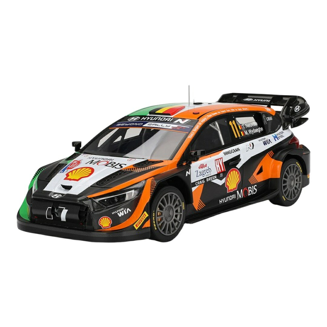 Hyundaiヒョンデ i20 N Rally1 #11 Power Stage ラリークロアチア 2023 Neuville Wydaeghe / Top Speed 1/18