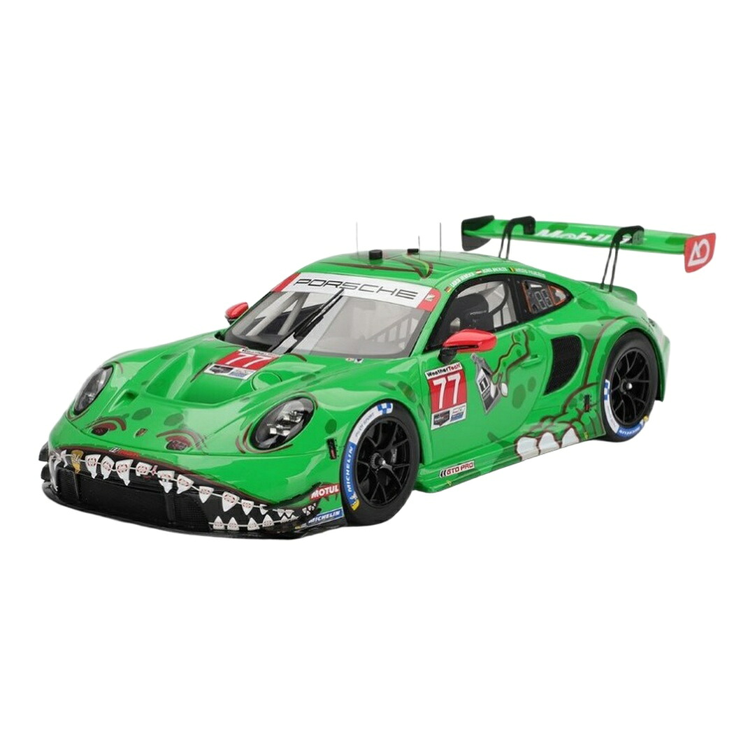 Porscheポルシェ 911 GT3 R 992 #77 AO Racing IMSA セブ輪っか12第四次元 2025 位置付け贏ち得る / Top Speed 1/18 ミニカー