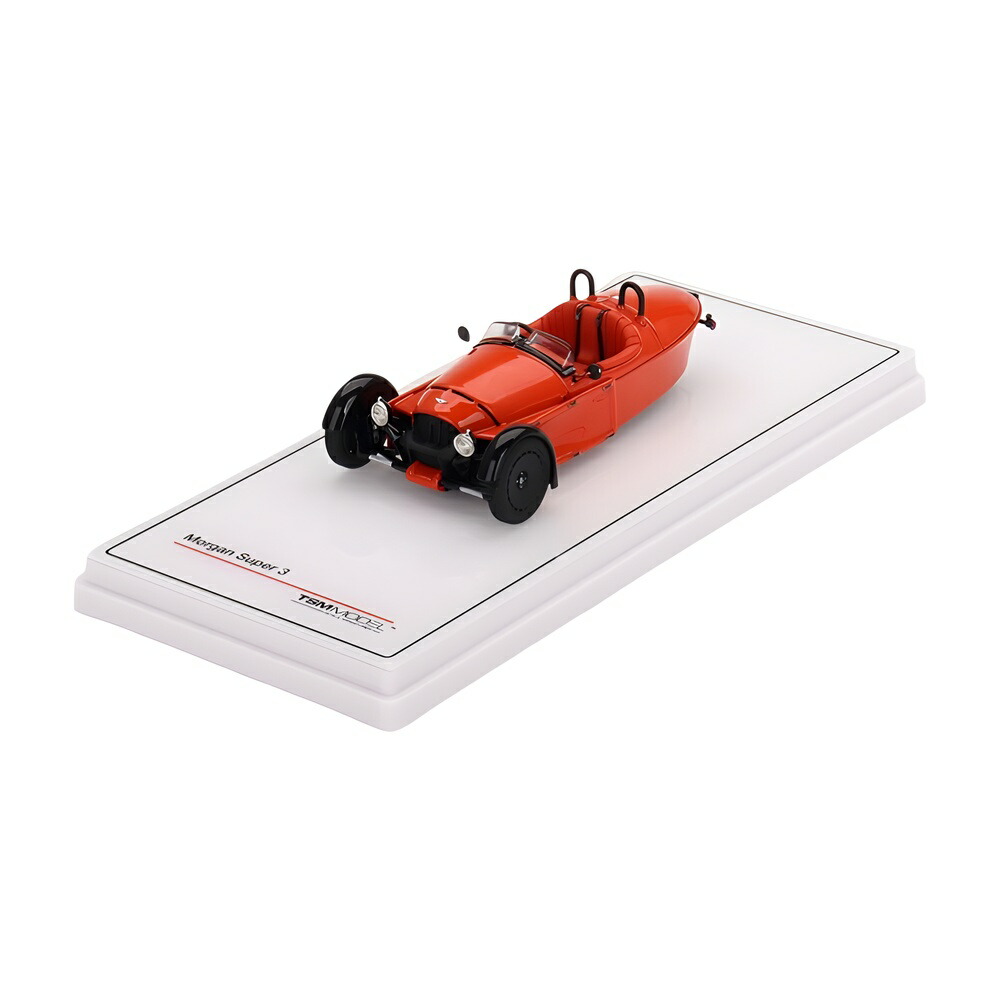 Morganモーガン Super 3 コーラルオレンジ色 / Truescale 1/43 ミニカー