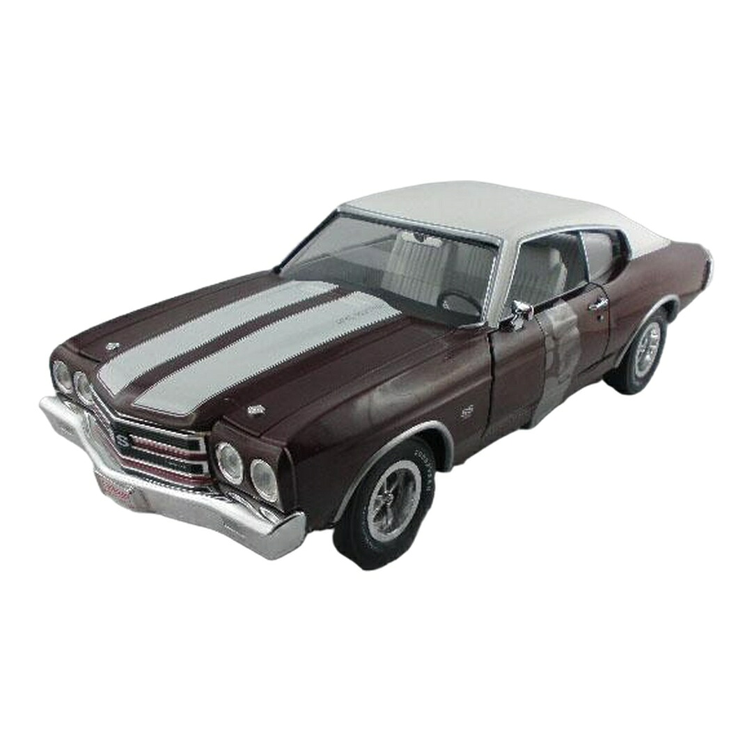 Chevyシボレー Chevelleシェベル SS 1970 ダークレッド / AutoWorld 1/18 ミニカー|ラストホビー